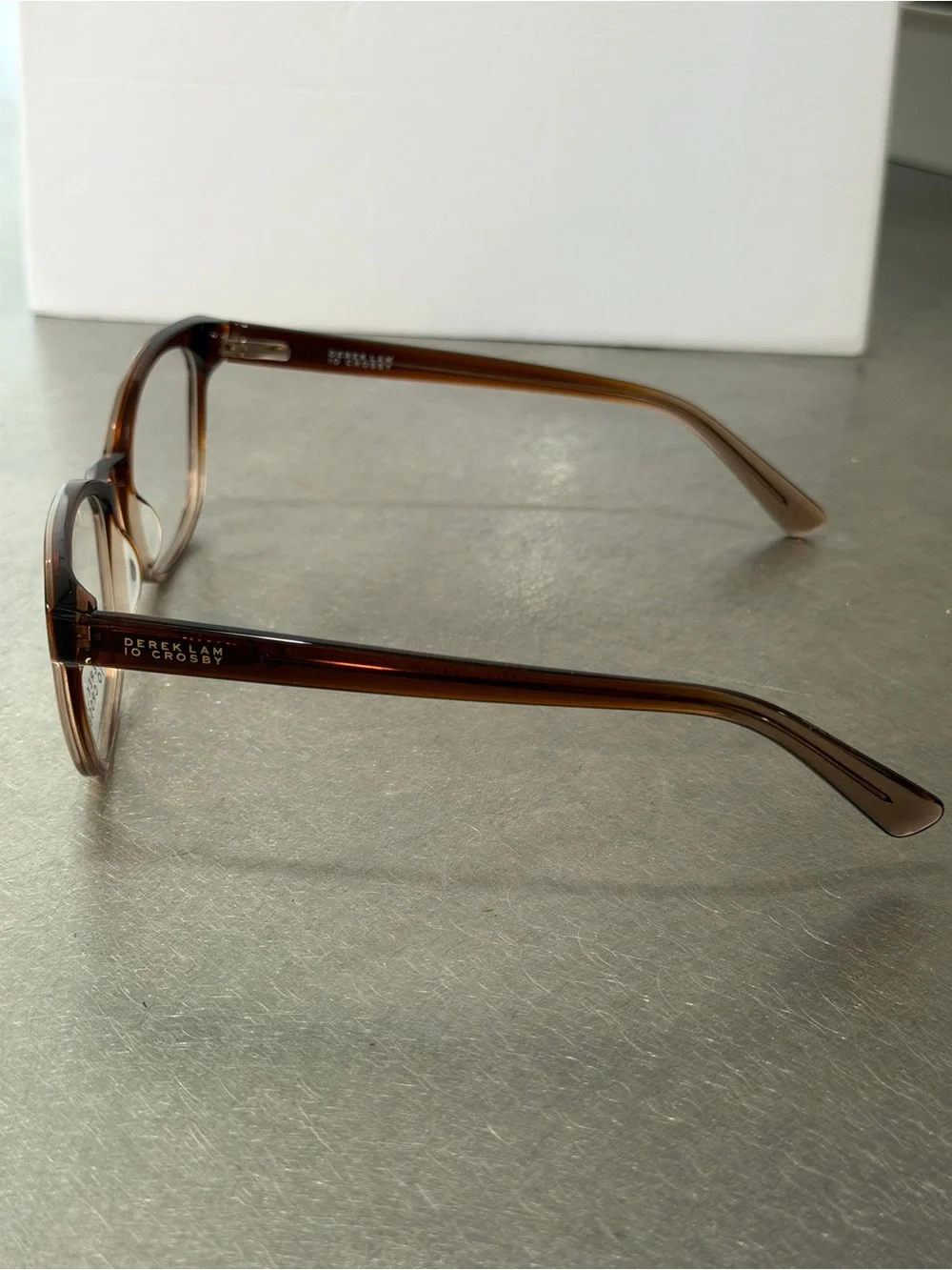10 Crosby Derek Lam Brown gradient Women's AMIA Glasses 54-17-140, NWT